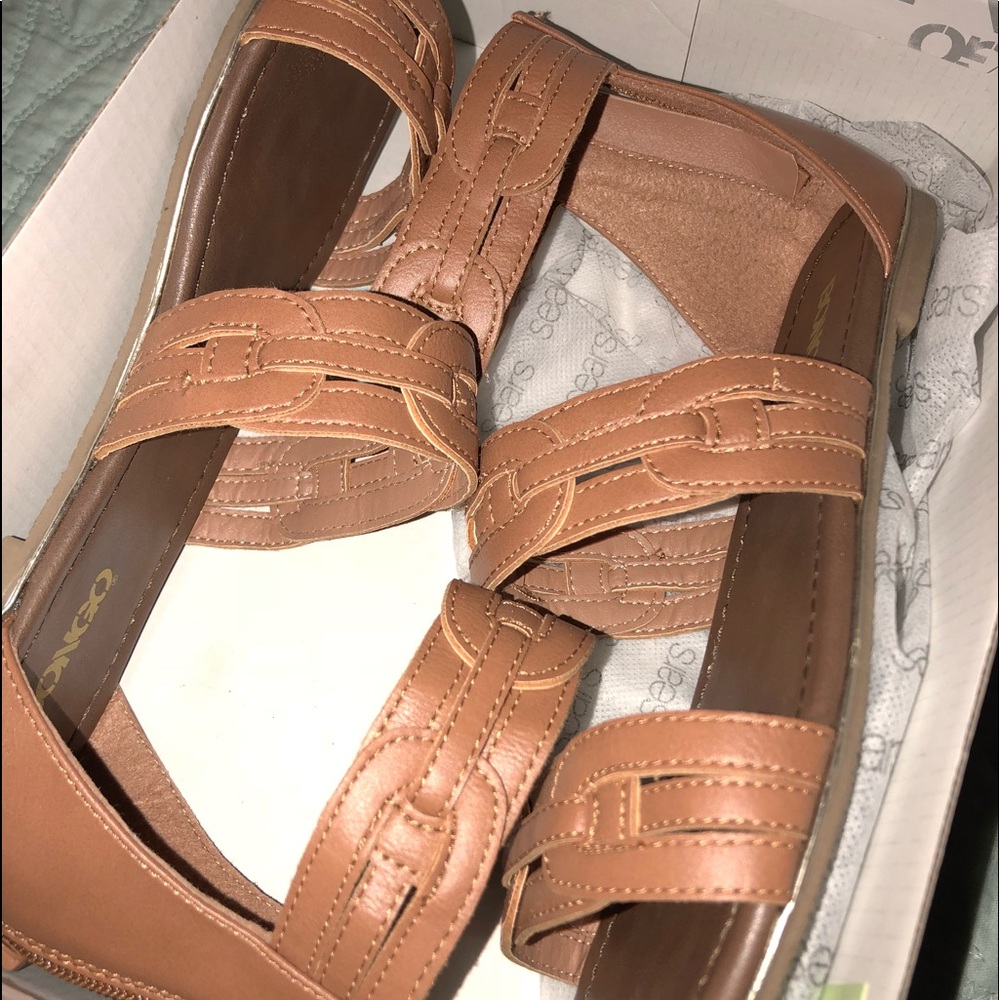 Brown sandals